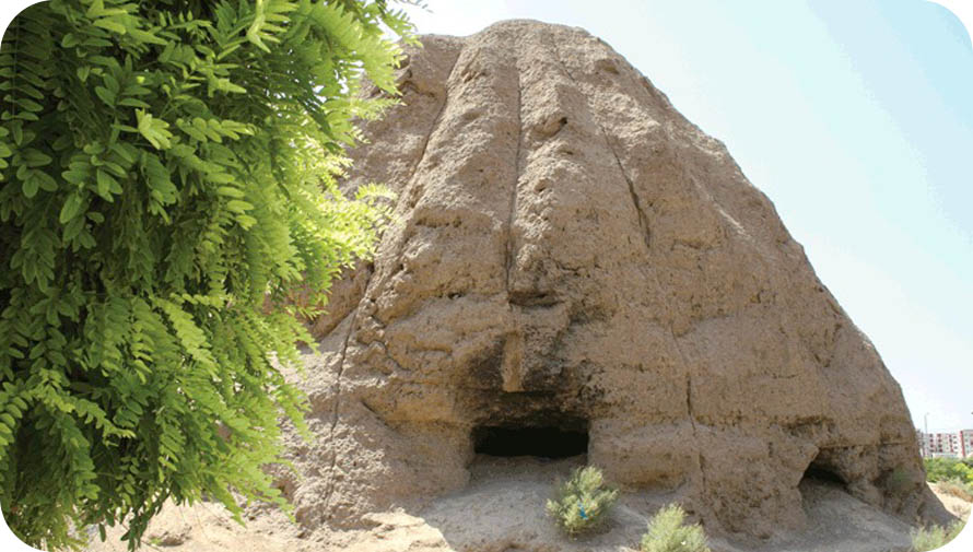 معماری قلعه گبری شهر ری