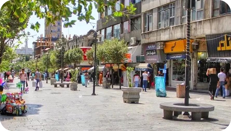 باغ سپهسالار تهران ؛ از باغ قاجاری تا بورس کیف و کفش 4 بازار سپهسالار 1